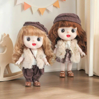 Cross-border children's doll toy, girl's dress-up doll, realistic baby doll, girl's toy gift box, bi