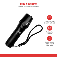 TaffLED Senter LED Cree XM-L T6 26650 5000 Lumens - E97