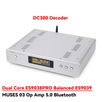 AMXEKR DC300 Flagship Dual Core ES9038PRO Balanced ES9039 Audio Dac Decoder MUSES 03 Op Amp Hifi Fever