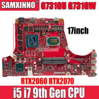 Mainboard For ASUS ROG Strix S5D S7D G731G G731GU G731GV G731GW G731G G531G Laptop Motherboard i5 i7 GTX1660Ti RTX2060 RTX2070