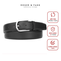 Thắt lưng nam da thật cao cấp bản 3.5cm ROGER & FANK