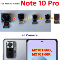 Original Rear Camera For Xiaomi Redmi Note 10 Pro Note10 Pro Front Selfie Facing Small Big Back Main Ultrawide Camera Flex Cable