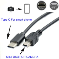 TYPE C to mini usb OTG CABLE FOR canon EOS 100D 80D 70D 5D2 5D 5D 50D 30D 300D Camera to phone edit picture video