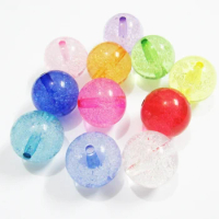 Newest Wholesale 12mm-500pcs/lot , 20mm 100pcs/lot Acrylic Bubble Beads For Fashion Chunky Kids Necklace/Jewelry