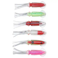 Saltwater Bait Lure Soft Squid Lures For Fishing 6pcs Soft Bait Fishing Lures Salt Water Fishing Bait Fishing Lure For Saltwater