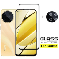 Full Cover Glass For Realme 11 Tempered Glass Realme 11 Sreen Protector Protective Phone Lens Film For Realme 11 Glass inch 6.4"