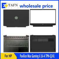 New For HP Pavilion Max Gaming 6 16-A TPN-Q241 Laptop LCD Back Cover Front Bezel Upper Palmrest Bottom Base Case Keyboard Hinges