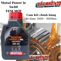 Dầu nhớt Motul Scooter Power LE 5W40 0.8L tổng hợp toàn phần