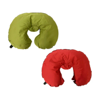【台隆手創館】福利品 可調節空氣頸枕 充氣枕(綠色/紅色)