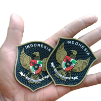 logo Garuda Indonesia L patch rubber