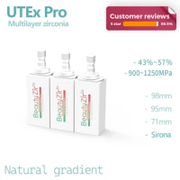 Zirconia Blocks UTEx Pro Sirona Cerec Aesthetics Multlayer Ultra Extreme Translucency High Strength