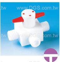 《BOHLENDER》三方 三通活栓 PTFE 3-Way Stopcocks, PTFE