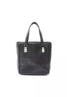 Chanel Pre-Loved Chanel chocolate bar Handbag tote bag Caviar skin black silver hardware