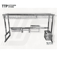 Kệ Đa Năng 1 Tầng Úp Chén Dĩa Để Trên Bồn Rửa Chén - Kệ Để Bồn Rửa Chén Inox 304 - Kệ Úp Chén Dĩa 1 
