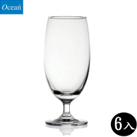 【Ocean】標準高腳啤酒杯 415cc 6入組(啤酒杯)