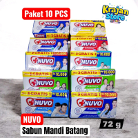 10 PCS SABUN MANDI  BATANG NUVO 72 GR