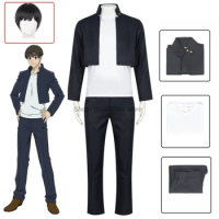 Haibara Yu Cosplay Costume Anime Jujutsu Kaisen Costume Uniform Wig Suit Man Halloween Party Carniva