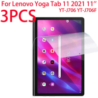 3 Packs PET Soft Film Screen Protector For Lenovo Yoga Tab 11 YT-J706F 11.0 inches 2021 Tablet Protective Film PE Soft Film