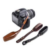 Camera Wrist Hand Strap PU Leather Lanyard for Sony Alpha DSLR a6500 a6000 a5100 a5000 A7R A7 A7R A7S A7II A7III A7M3 A7RM3
