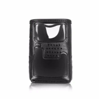 Banggood Soft Leather Case Cover Bag Holder Holster for Yaesu VX-6R VX6R VX-7R VX7R VX-6E VX6E Two Way Radio Walkie Talkie