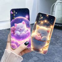 Sarung Telefon, Untuk Samsung Galaxy F13 4G, Sarung Jelas Silikon Lembut Kalis Kejutan, Reka Bentuk 