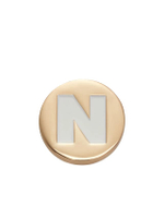 ตัวติดรองเท้า JIBBITZ  GOLD LETTER N