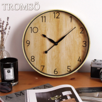 TROMSO紐約時代靜音時鐘-風尚原木