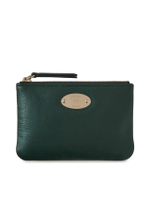 กระเป๋าใส่เหรียญผู้หญิง รุ่น Mulberry Plaque Small Zip Coin Pouch สี Mulberry Green