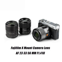 New 23mm 33mm 56mm F1.4 XF Lens Auto Focus Large Aperture Portrait Lenses for Fujifilm Fuji X Mount Camera Lens X-T4 X-T30