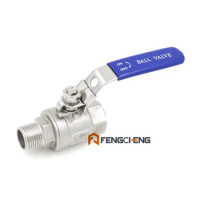 1/2" Male NPT 2-piece Ball Valve, Stainless Steel 316, Wholesale and Retail