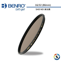 BENRO百諾 SHD ND 16/32 圓形減光鏡(86mm)