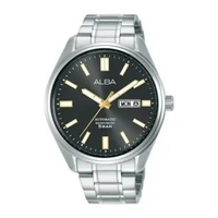 Jam Tangan Alba Automatic Pria AL4147 AL4149 AL4151 AL4153 Original Garansi Resmi SILVER BLACK