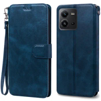 For Vivo V25 5G Case V25 Pro Cover Leather Wallet Flip Case For Vivo V25E Phone Case Vivo V2201 V2202 V2158 Back Cover Fundas