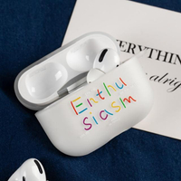 【CARECASE】AirPods / AirPods Pro 半透明軟殼 狂熱彩虹款(防摔保護殼)
