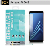 Xmart Samsung A8 2018 薄型 9H 玻璃保護貼 (非滿版)