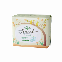 Fennel Herbal Day Ultra Slim Sanitary Napkin / Pad 16 pcs: Antibacterial  Deodorize  Anti-itch Sooth