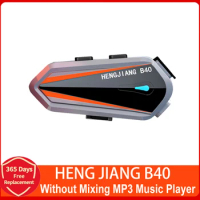 Heng Jiang B40 Helmet Bluetooth Headset Without Mixing Earphone 1600mAh V5.3 Waterproof MP3 Music Player