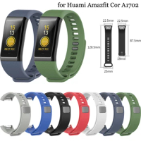 Soft Silicone Colorful Watch Strap Replacement Comfy Bracelet Watchband for Xiaomi Huami Amazfit Cor A1702