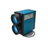 high sampling frequency 200M crane collision industry laser distance sensor RS232 Interface