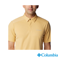 【Columbia 哥倫比亞】男款-Black Mesa™涼感快排短袖POLO衫-黃色(UAO34670YL/IS)