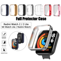 Protective CASE Hard PC Cover For Xiaomi Redmi Watch 2 Lite / Xiaomi Mi Watch Lite SmartWatch Full Screen Protector Shockproof