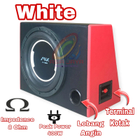 Paket Combo Subwoofer AVX Z-GEN 12 Inch Double Coil White Plus Terminal Kotak Dan Corong Angin