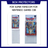 Box Protector For Super Famicom For Nintendo Japanese Games CIB Complete In Box Custom Made Clear Pl