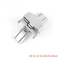 Watch Accessories Buckle For TISSOT Stainless Steel Belt Button Black Solid Watches Clasp 10 12 14 16 18 20 22mm Gold