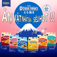 Bánh DORAYAKI KIDO'S - Bánh Rán Doraemon Nhật Bản Đủ Vị [ Túi 5 cái ] Siêu Ngon Mềm Mịn