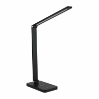 【生活小集】折疊式LED檯燈 MT-856 充電款(充電檯燈 手機無線充電 桌燈 學生閱讀燈 護眼檯燈 節能檯燈)
