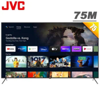 JVC 75吋4K HDR Android TV連網液晶顯示器(75M)送基本安裝