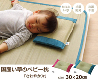 日本製 2色 IKEHIKO 夏日涼感枕頭  30×20cm 九州藺草涼枕