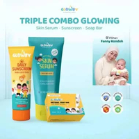 (Glowby) Triple Combo Glowing Skin Serum-Soap Bar-Sunscreen
