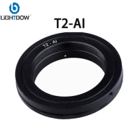 Lightdow T Mount T2-AI Adapter Ring for Nikon AI D750 D7200 D7100 D5500 D5300 D3300 D90 D610 DSLR Camera